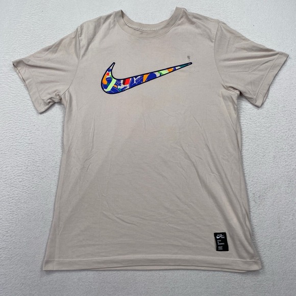 Nike Run Past The Future X Kelly Anna T Shirt Size Medium Brown Dri-Fit CZ9881 - Picture 1 of 12